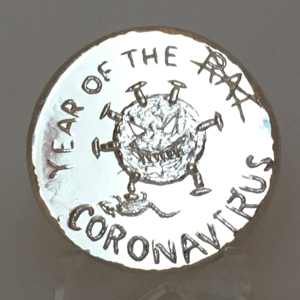 2020 Apocalypse Trade Unit: Coronavirus by Pheli Mint, 1oz .999 Fine Silver