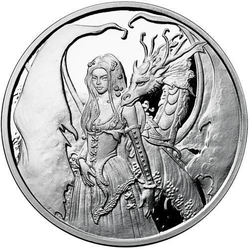 6 Dragon Secrets - Amy Brown Collection - 1oz .999 Silver Proof